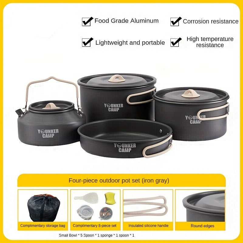 NNETM Outdoor Camping Cookware Set (12 pcs)-2