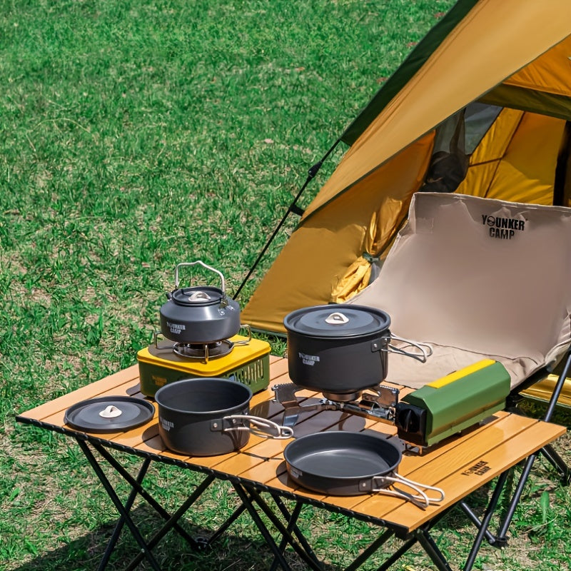 NNETM Outdoor Camping Cookware Set (12 pcs)-1