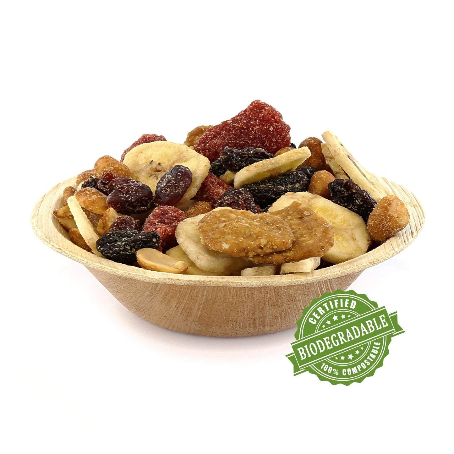 Disposable Areca Palm Leaf Round Bowls 5" Inch (25 count)